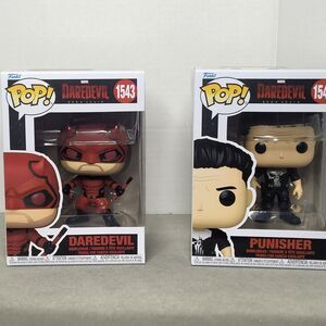 Funko Pop Marvel Daredevil Born Again DD & Punisher Bundle